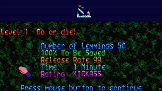New Year Lemmings 91-92 - Amiga