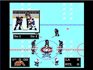 NHL Hockey 94 Genesis screenshot
