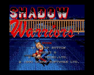 Shadow Warriors NES screenshot