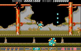 Ninja Spirit Amiga screenshot