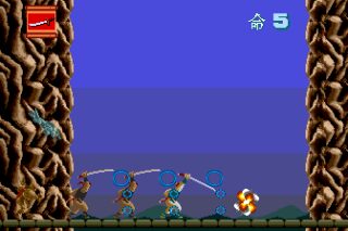 Ninja Spirit PC Engine screenshot