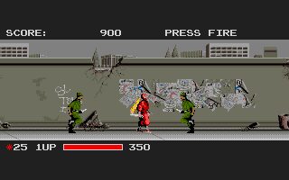 The Ninja Warriors Amiga screenshot