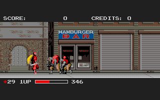 The Ninja Warriors Amiga screenshot