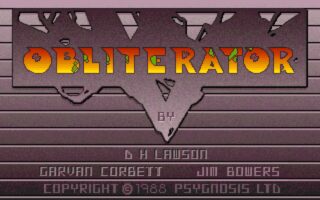 Obliterator Amiga screenshot