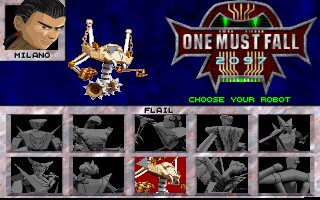One Must Fall 2097 DOS screenshot