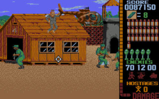 Operation Wolf Amiga screenshot