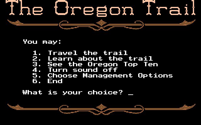 The Oregon Trail Deluxe - DOS