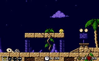 Pac In Time DOS screenshot