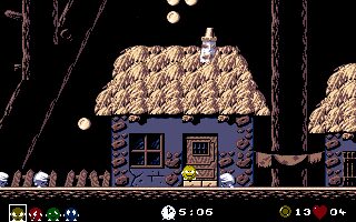 Pac In Time DOS screenshot