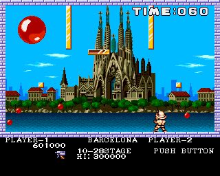 Pang Amiga screenshot
