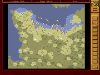 Panzer General DOS screenshot