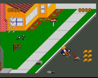 Paperboy Amiga screenshot