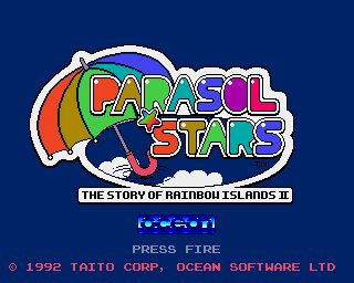 Parasol Stars: Rainbow Islands 2 - Amiga