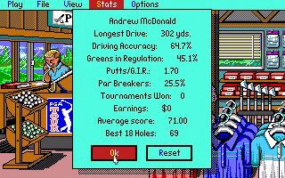 PGA Tour Golf - DOS