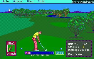 PGA Tour Golf - DOS