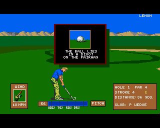 PGA Tour Golf Amiga screenshot