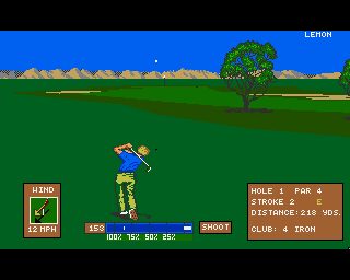 PGA Tour Golf Amiga screenshot