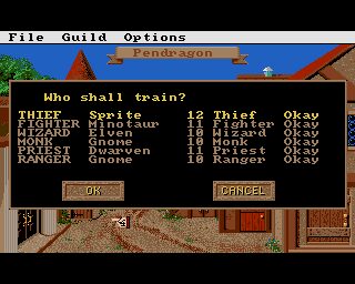 Phantasie III: The Wrath of Nikademus Amiga screenshot