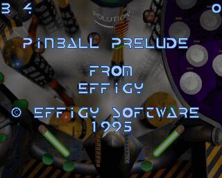 Pinball Prelude Amiga screenshot