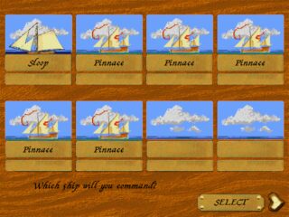 Pirates! Gold DOS screenshot