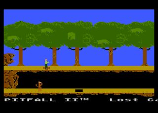 Pitfall II: Lost Caverns Atari 5200 screenshot