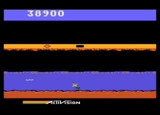 Pitfall II: Lost Caverns Atari 8-bit screenshot