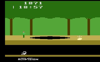 Pitfall! Atari 2600 screenshot
