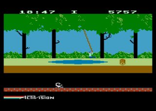 Pitfall! Atari 5200 screenshot