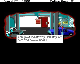 Police Quest II: The Vengeance Amiga screenshot