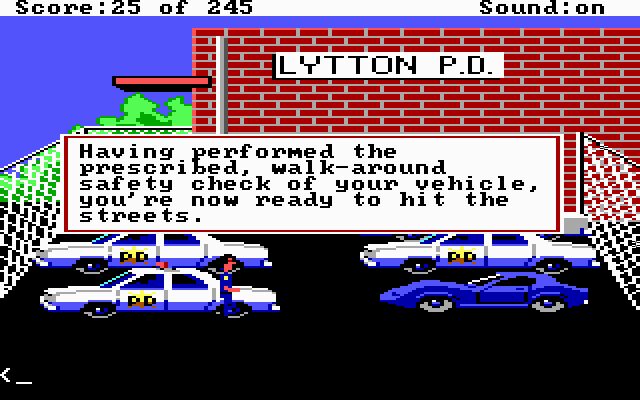 Police Quest: In Pursuit of the Death Angel - DOS