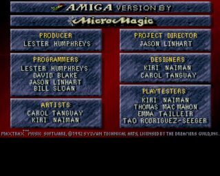 Pools of Darkness Amiga screenshot