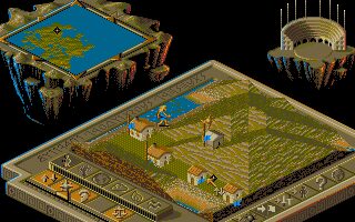Populous II: Trials of the Olympian Gods Amiga screenshot