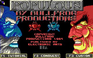 Populous DOS screenshot