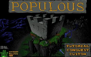 Populous Amiga screenshot