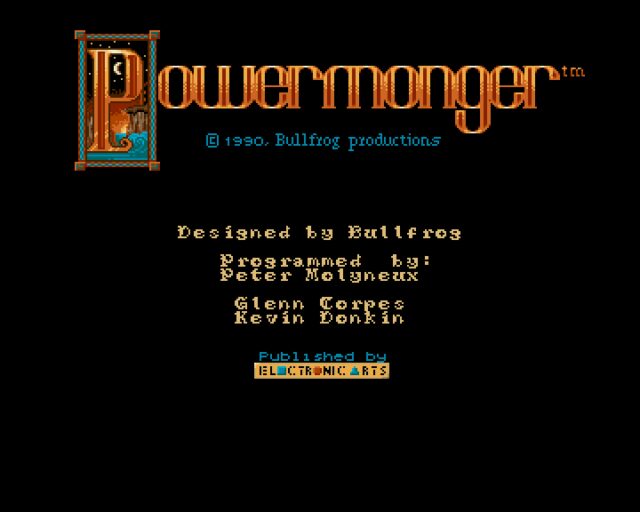 Powermonger - Amiga version