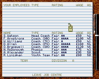 Premier Manager 2 - Amiga