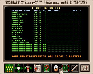 Premier Manager Amiga screenshot
