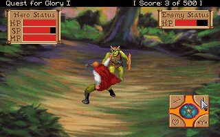 Quest for Glory I: So You Want To Be A Hero DOS screenshot