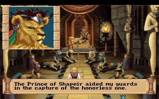 Quest for Glory III: Wages of War DOS screenshot