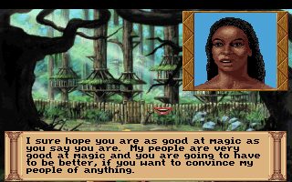 Quest for Glory III: Wages of War DOS screenshot