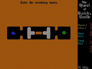 The Quest of Kwirk's Castle DOS screenshot