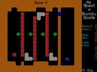 The Quest of Kwirk's Castle DOS screenshot