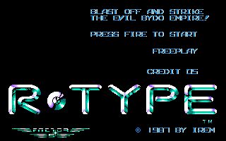 R-Type Amiga screenshot