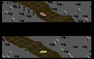 Racing Destruction Set Commodore 64 screenshot