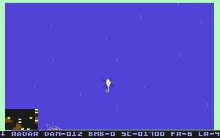 Raid on Bungeling Bay Commodore 64 screenshot