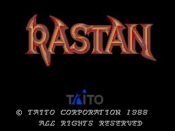 Rastan SEGA Master System screenshot