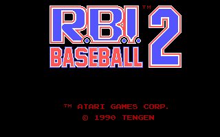 R.B.I. Baseball 2 DOS screenshot