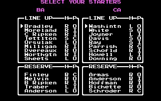 R.B.I. Baseball 2 DOS screenshot