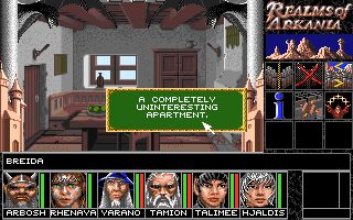 Realms of Arkania: Blade of Destiny Amiga screenshot