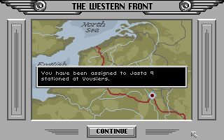 Red Baron Amiga screenshot